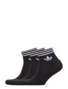 Trefoil Ankle Sock Half-Cushi D 3 Pair Pack Sport Socks Footies-ankle Socks Black Adidas Originals