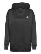 Aeroready Game & Go Fleece Hoodie Sport Sweatshirts & Hoodies Hoodies Black Adidas Performance