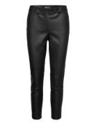 Chino Pant 7/8 Pant Bottoms Trousers Leather Leggings-Bukser Black DEPECHE