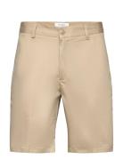 Como Reg Cotton-Linen Shorts Bottoms Shorts Chinos Shorts Beige Les Deux