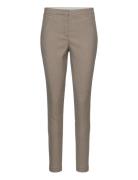 Angelie Pure 018 Sand Brown Mix Bottoms Trousers Slim Fit Trousers Grey FIVEUNITS