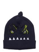 Nmmjovanni Jurassic Knit Hat Vde Accessories Headwear Hats Beanie Navy Name It