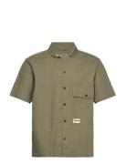 Wf Roc Shop Shirt Designers Shirts Short-sleeved Khaki Green Timberland