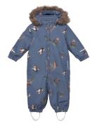 Nmmsnow10 Suit Alpin Animals Fo Outerwear Coveralls Snow-ski Coveralls & Sets Blue Name It
