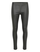 Cubettine Leggings Bottoms Trousers Leather Leggings-Bukser Black Culture