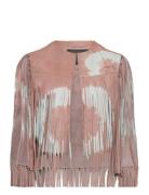 Evie Tydy Tassel Gilet Outerwear Jackets Light-summer Jacket Pink AllSaints