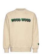 Hester Logo Sweatshirt Designers Sweatshirts & Hoodies Sweatshirts Cream Wood Wood