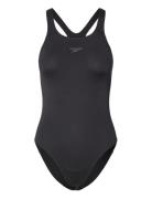 Womens Endurance+ Medalist Sport Swimsuits Black Speedo