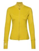 Asmc Tpr Midl Sport Sweatshirts & Hoodies Fleeces & Midlayers Yellow Adidas By Stella McCartney