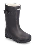 Ai Woody-Pop Fur 2 Marine Shoes Rubberboots High Rubberboots Navy Aigle