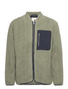 Akbastian Quilt Jacket Tops Sweatshirts & Hoodies Fleeces & Midlayers Khaki Green Anerkjendt