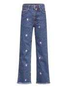 Tndania Star Wide Jeans Bottoms Jeans Wide Jeans Blue The New