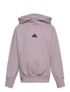 J Z.n.e. Hd Sport Sweatshirts & Hoodies Hoodies Purple Adidas Performance