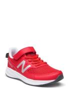 New Balance 570 V3 Kids Bungee Lace With Hook & Loop Top Strap Sport Sports Shoes Running-training Shoes Red New Balance
