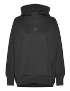 W Z.n.e. Wtr Oh Sport Sweatshirts & Hoodies Hoodies Black Adidas Sportswear