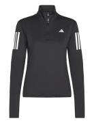 Otr B Hzip Sport Sweatshirts & Hoodies Fleeces & Midlayers Black Adidas Performance