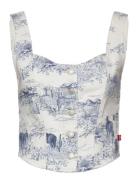 Alani Corset Western Toile Cor Tops Blouses Sleeveless White LEVI´S Women