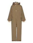 Wanni Fleece Lined Snowsuit. Grs Outerwear Coveralls Snow-ski Coveralls & Sets Khaki Green Mini A Ture