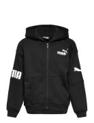 Puma Power Fz-Hoodie Tr B Sport Sweatshirts & Hoodies Hoodies Black PUMA