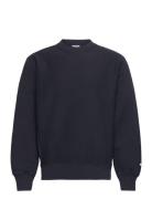 Hasse Crew Neck Navy Designers Sweatshirts & Hoodies Sweatshirts Navy Nudie Jeans