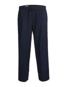 Jpstbill Aydan Seersucker Jjjogger Pant Bottoms Trousers Casual Navy Jack & J S