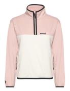 Popover 1/2 Zip Top Sport Sweatshirts & Hoodies Fleeces & Midlayers Pink Converse