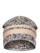 Winter Beanie - Blue Garden 3-100Y Accessories Headwear Hats Beanie Multi/patterned Elodie Details