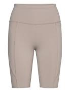 Lux High Rise Bike S Sport Shorts Cycling Shorts Beige Reebok Performance