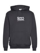 Lovers Hooded Sweatshirt Tops Sweatshirts & Hoodies Hoodies Black Makia