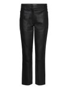 2Nd Kurt - Dense Leather Bottoms Trousers Leather Leggings-Bukser Black 2NDDAY