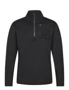 Delta 1/2 Zip Mid-Layer Sport Sweatshirts & Hoodies Fleeces & Midlayers Black Calvin Klein Golf