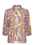 Bonoll Shirt Ss Tops Shirts Short-sleeved Multi/patterned Lollys Laundry
