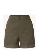 Marissa Lyocell Blend Shorts Bottoms Shorts Casual Shorts Green Lexington Clothing