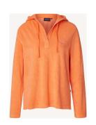 Juliette Organic Cotton Surfer Terry Hood Tops Sweatshirts & Hoodies Hoodies Orange Lexington Clothing