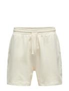 Onskarl Life Mid Thigh Sweat Shorts Bottoms Shorts Casual White ONLY & SONS