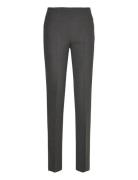 Trousers With Side-Zip Hem Bottoms Trousers Slim Fit Trousers Grey Mango