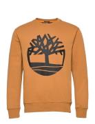 Kennebec River Tree Logo Crew Neck Sweatshirt Wheat Boot/Black Designers Sweatshirts & Hoodies Sweatshirts Orange Timberland