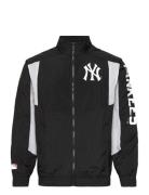 New York Yankees Woven Track Jacket Sport Sweatshirts & Hoodies Sweatshirts Black Fanatics