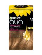 Garnier Olia 7.0 Dark Blond Beauty Women Hair Care Color Treatments Nude Garnier