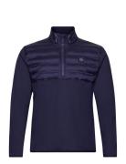 Rangewood Half Zip Hybrid Sport Sweatshirts & Hoodies Fleeces & Midlayers Navy Calvin Klein Golf