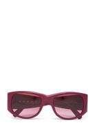 Orinoco River Bordeaux Accessories Sunglasses D-frame- Wayfarer Sunglasses Pink Marni Sunglasses