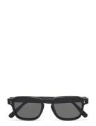 Luce Black Accessories Sunglasses D-frame- Wayfarer Sunglasses Black RetroSuperFuture
