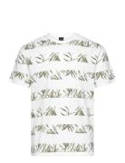 Onsnewiason Life Reg Aop Stripe Ss Tee Tops T-Kortærmet Skjorte White ONLY & SONS