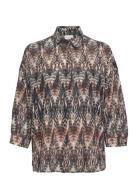 Blouse 1/1 Sleeve Tops Blouses Long-sleeved Multi/patterned Gerry Weber