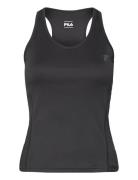 Roussillon Running Racer Top With Inside Bra Tops T-shirts & Tops Sleeveless Black FILA