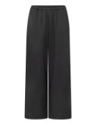 Bella Pants Bottoms Trousers Wide Leg Black STUDIO FEDER