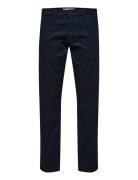 Slh175-Slim New Miles Flex Pant Noos Bottoms Trousers Chinos Navy Selected Homme
