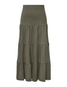 Onlmay Life Maxi Skirt Jrs Noos Lang Nederdel Green ONLY