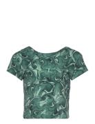 Viscose T-Shirt Tops T-Kortærmet Skjorte Green Rosemunde Kids