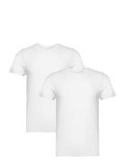 Dovre T-Shirt 2-Pack Fsc Tops T-Kortærmet Skjorte White Dovre